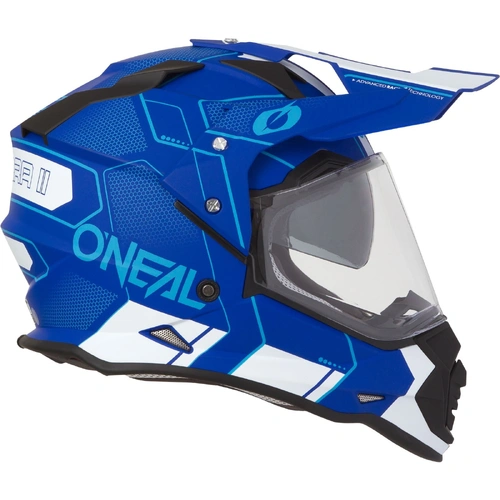 Oneal Sierra II Comb Blue/White Helmet - SKU:0817C02