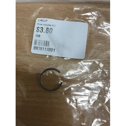 RM85 / LTZ90 /GSX-R600 OEM PISTON CIRCLIP 0938114001 - SKU:0938114001