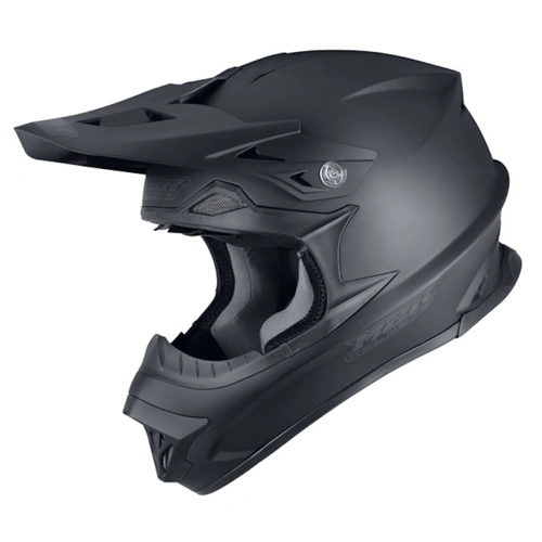 M2R Exo Solid MX Helmet - Matte Black