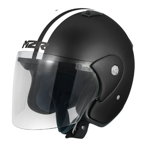 M2R 290 Urban Open Face Helmet (PC-5F) - Matte Black - XS - SKU:1116302