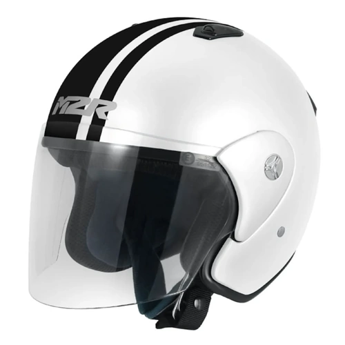 M2R 290 Urban Open Face Helmet (PC-6) - White - XS - SKU:1116308