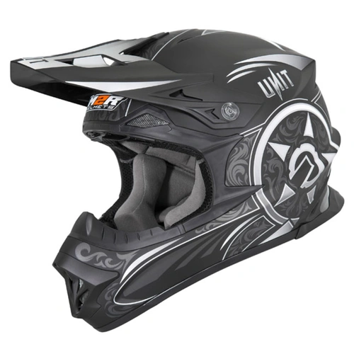 M2R Exo Unit Victorian MX Helmet (PC-5F) - Black