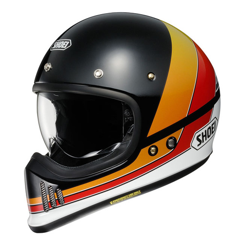 Shoei Ex-Zero Equation Helmet TC-10 - Black/Orange - 2XL - SKU:1119853
