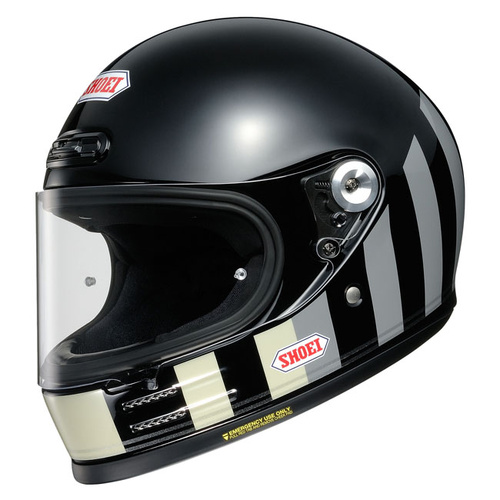Shoei Glamster Resurrection Helmet TC-5 - Black/Grey/White - XS - SKU:1120407