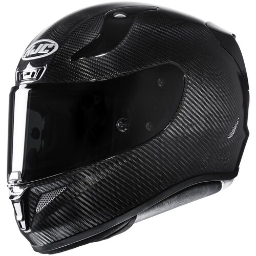 HJC RPHA 11 Carbon Solid Helmet - Black/Red - SKU:1120425-p