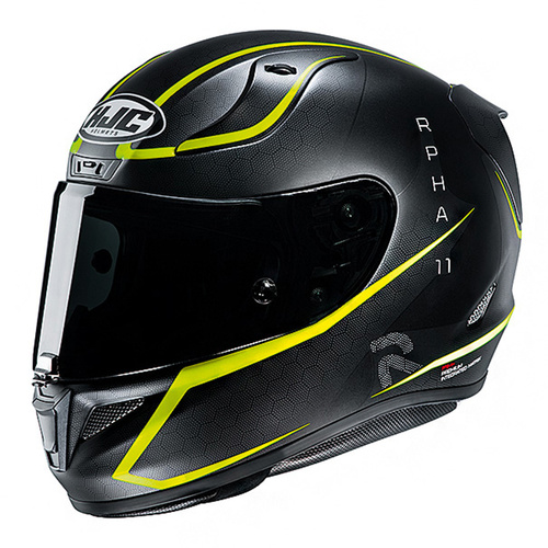 HJC RPHA 11 Jarban Full Face Helmet MC-4HSF - Black/Yellow - 2XL - SKU:1121402