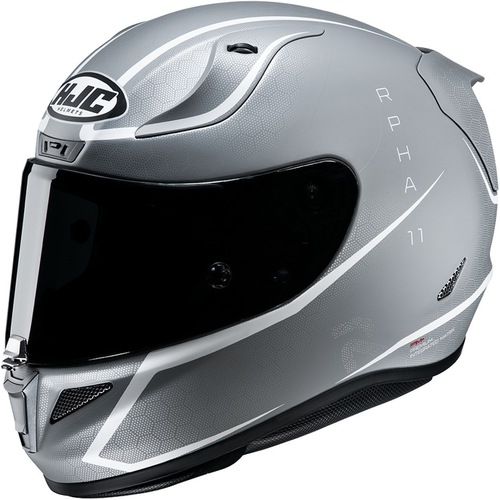 HJC RPHA 11 Jarban Full Face Helmet MC-10SF - Silver/White - S - SKU:1121410