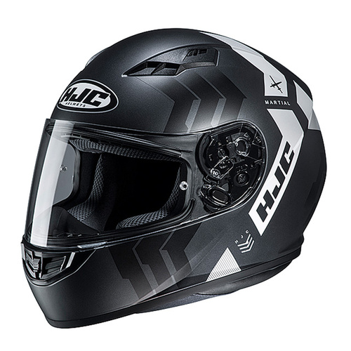 HJC CS-15 Martial Full Face Helmet MC-5SF - Black/Grey - XS - SKU:1121628