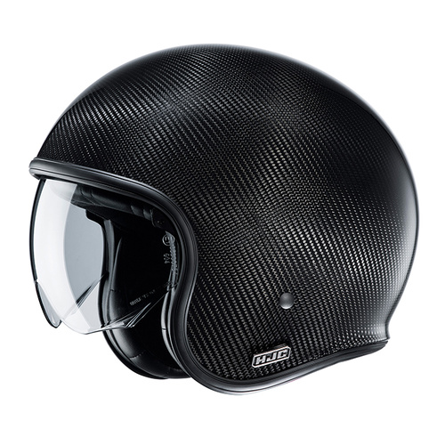 HJC V30 Open Face Helmet - Semi-Flat Black - XS - SKU:1121860