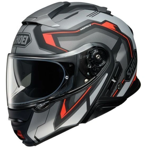 Shoei Neotec II Respect Modular Helmet TC-5 - Grey/Red/Black