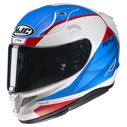HJC RPHA 11 Texen Full Face Helmet MC-21SF - Blue/White/Red - XS - SKU:1123179