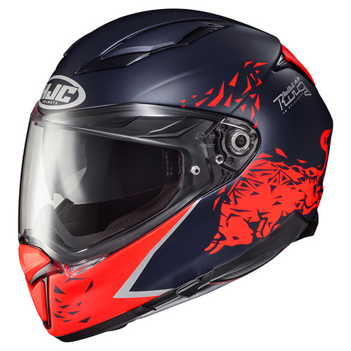HJC F70 Spielberg Red Bull Ring Full Face Helmet - Blue/Red - XS - SKU:1123262