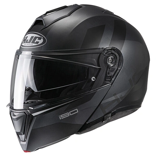 HJC i90 Syrex MC-5SF Modular Helmet - Black/Grey