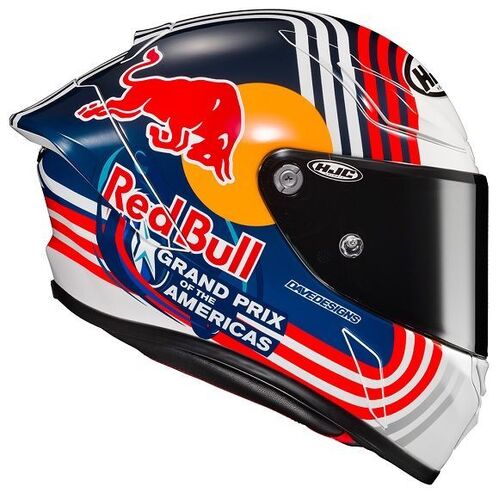HJC RPHA 1 Red Bull Austin GP Helmet - Red - Small  - SKU:1123553