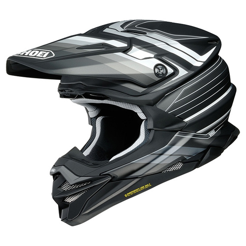 Shoei VFX-WR Pinnacle Helmet TC-5 - Black/Grey/White - S - SKU:1123647