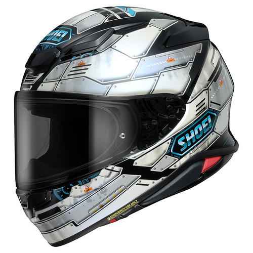 Shoei NXR2 Fortress Helmet TC-6 - Grey/Black/Blue