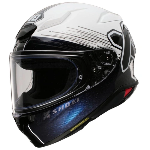 Shoei NXR2 Ideograph Helmet TC-6 - White/Black/Blue - L - SKU:1123682