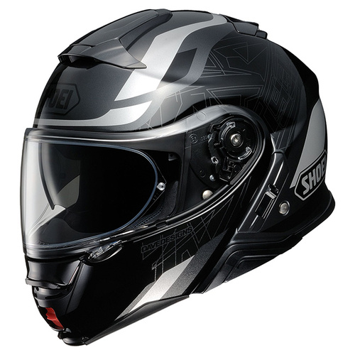 Shoei Neotec II MM93 2-Way Helmet TC-5 - Black/Grey/Silver - XS - SKU:1123703