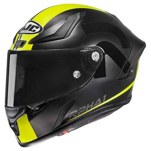 HJC RPHA 1 Senin Full Face Helmet MC-3SF - Black/Yellow - S - SKU:1123767