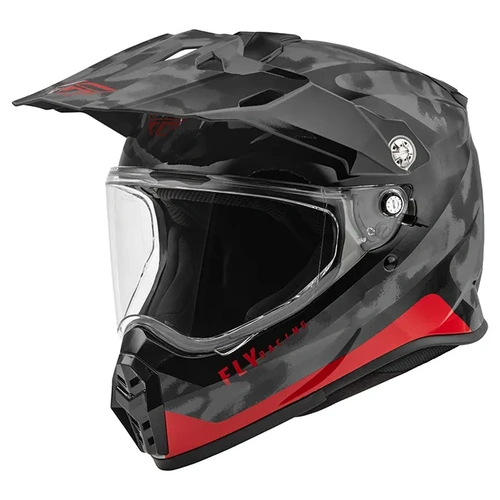 Fly Racing Trekker Pulse Adventure Helmet - Black/Red - S - SKU:1124331