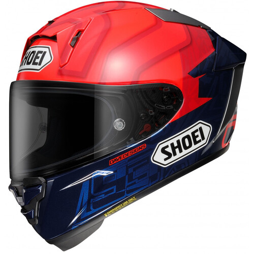 Shoei X-SPR Pro Marquez 7 TC-1 Helmet - Red/Blue - S - SKU:1124680