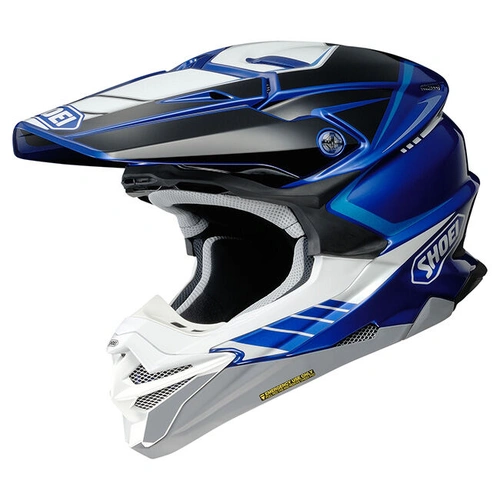 Shoei VFX-WR06 Jammer Helmet TC-2 - Black/Blue - L - SKU:1124937