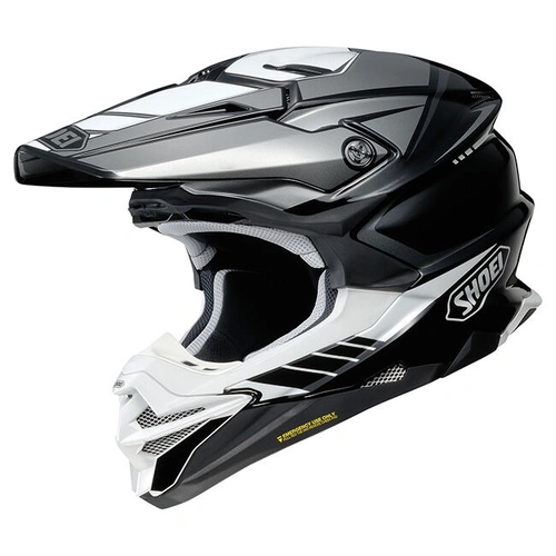 Shoei VFX-WR06 Jammer Helmet TC-5 - Black/White - M - SKU:1124942