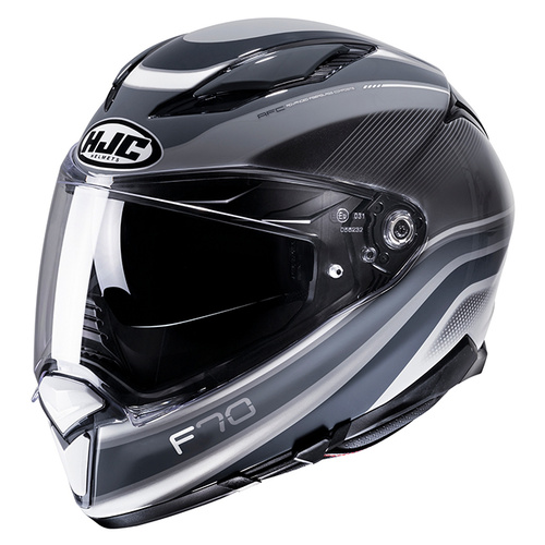 HJC F70 Diwen Full Face Helmet MC-5 - Grey - XL - SKU:1125015
