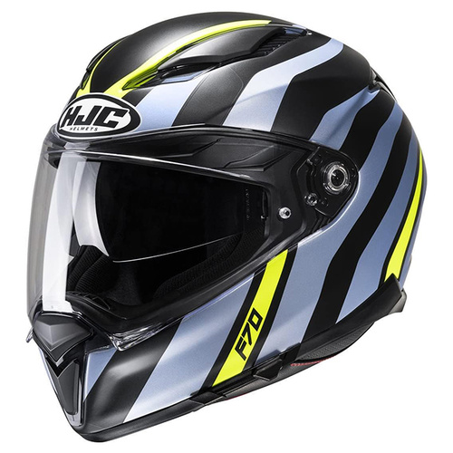HJC F70 Galla Full Face Helmet MC-3HSF - Black/Blue - S - SKU:1125024