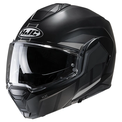 HJC i100 Beis MC5SF Modular Helmet - Black/Grey