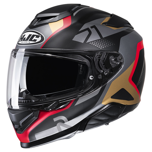 HJC RPHA 71 Hapel Full Face Helmet MC-1SF - Black/Red - XS - SKU:1125229