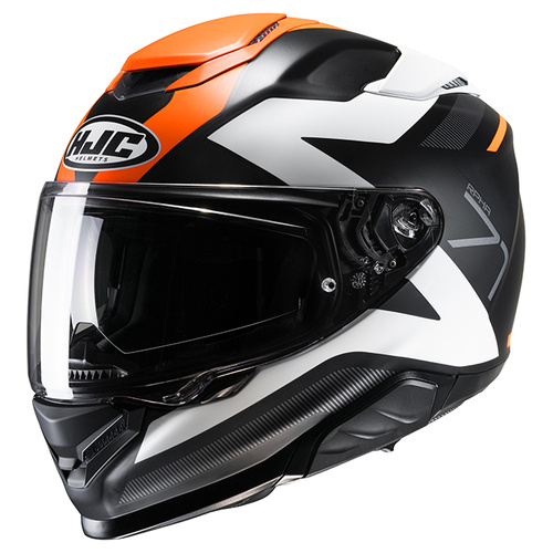 HJC RPHA 71 Pinna Full Face Helmet MC-7SF - Black/Orange - XS - SKU:1125271