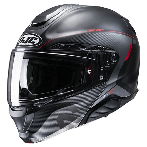 HJC RHPA 91 Combust MC-1SF Modular Helmet - Black/Red - L - SKU:1125303
