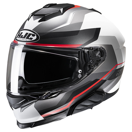 HJC i71 Nior Full Face Helmet MC-1SF - Black/Red - XS - SKU:1125348