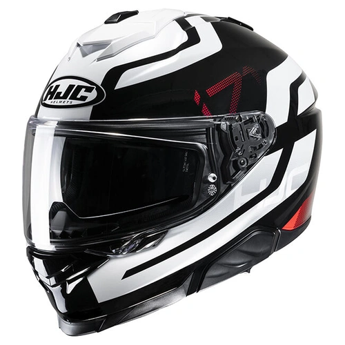 HJC i71 Enta Full Face Helmet MC-1 - Black/White - M - SKU:1125386