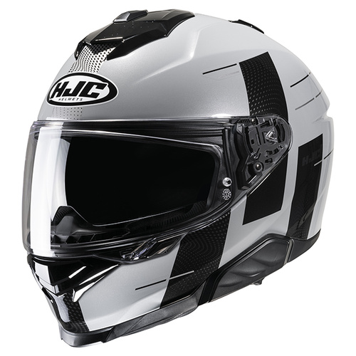 HJC i71 Peka Full Face Helmet MC-5 - Grey/Black - 2XL - SKU:1125425