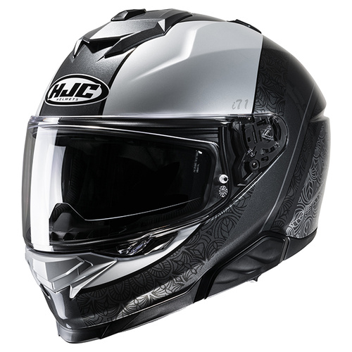 HJC i71 Sera Full Face Helmet MC-5 - Black/Grey - S - SKU:1125433