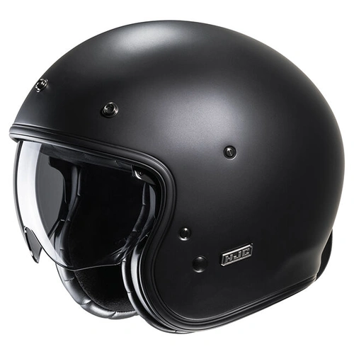 HJC V31 Open Face Helmet - Semi-Flat Black - M - SKU:1125444
