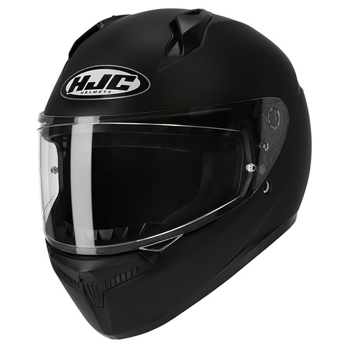 HJC C10 Full Face Helmet - Semi-Flat Black - XL - SKU:1125520