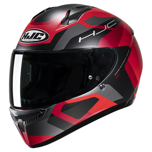HJC C10 Tins Full Face Helmet MC-1SF - Black/Red - M - SKU:1125526