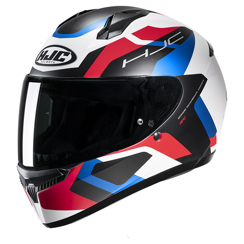 HJC C10 Tins Full Face Helmet MC-21SF - White/Red - XS - SKU:1125546