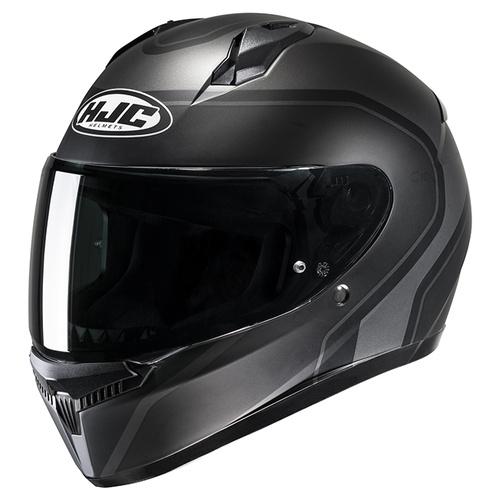 HJC C10 Elie Full Face Helmet MC-5SF - Black/Grey - 3XS - SKU:1125616