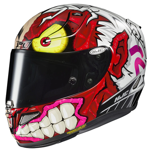 HJC RPHA 11 Two Face Full Face Helmet MC-1SF - Red/Tan - 2XL - SKU:1125648