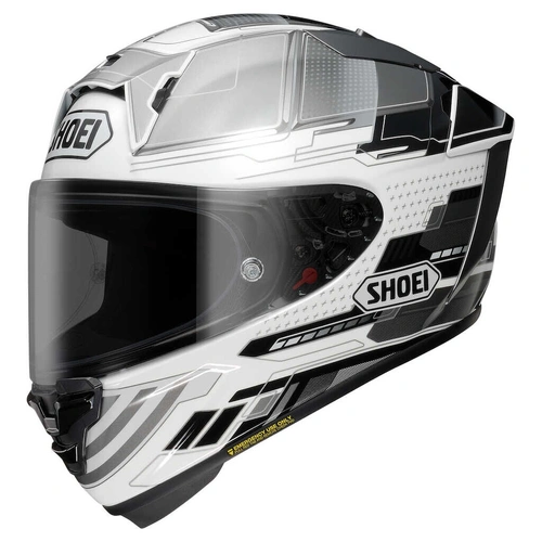 Shoei X-SPR Pro Proxy Full Face Helmet TC-6 - White/Grey/Black - S - SKU:1125707