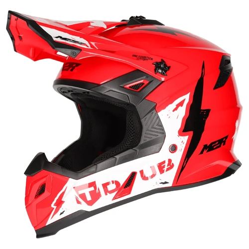 M2R X2 Tdub MX Helmet (PC-1) - Red - XL - SKU:1126019