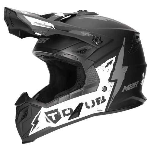 M2R X2 Tdub MX Helmet (PC-5) - Black - XS - SKU:1126027