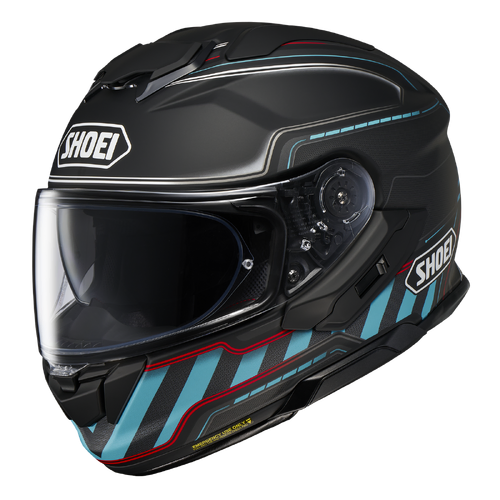 Shoei GT-Air 3 Discilpline Helmet - Black/Blue - M - SKU:1126131