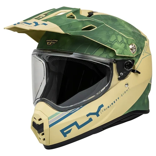 Fly Racing Trekker Kryptek Conceal Adventure Helmet - Matte Tan/Sage/Black - S - SKU:1126271