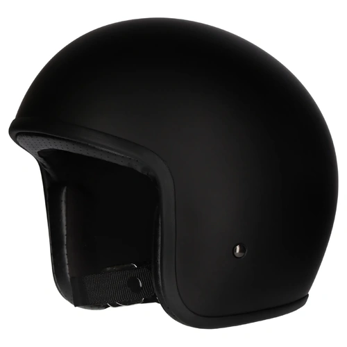 M2R Pr1me Slimline No Studs Open Face Helmet - Matte Black - M - SKU:1126342
