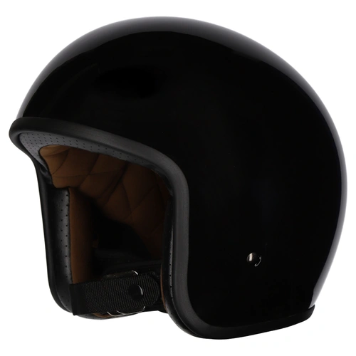 M2R Pr1me Slimline No Studs Open Face Helmet - Black